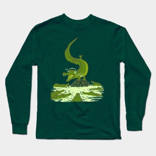 Breakdance crocodile Long Sleeve T-Shirt